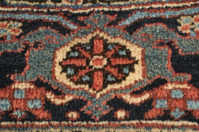 Antique Geometric Heriz Persian Large Rug 10x19 - 16