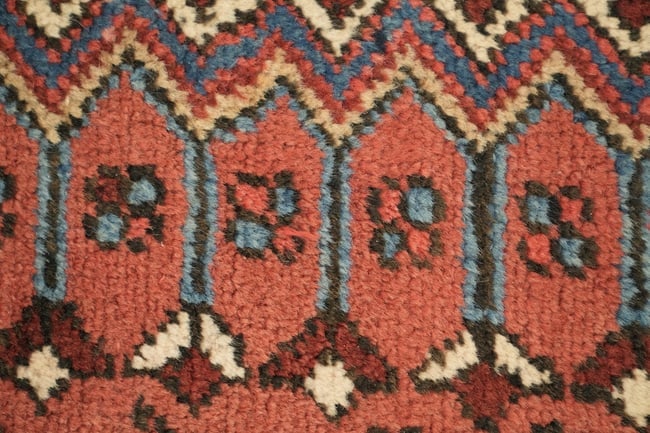 Antique Geometric Heriz Persian Large Rug 10x19 - 17