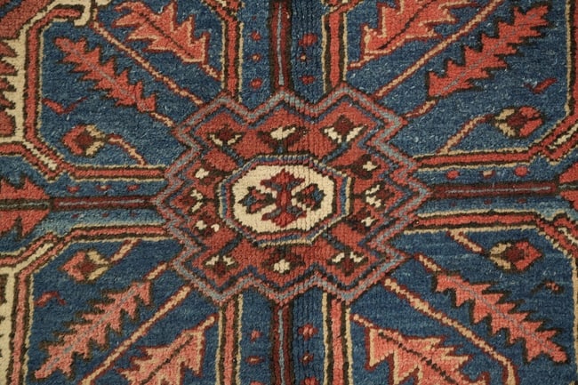 Antique Geometric Heriz Persian Large Rug 10x19 - 8