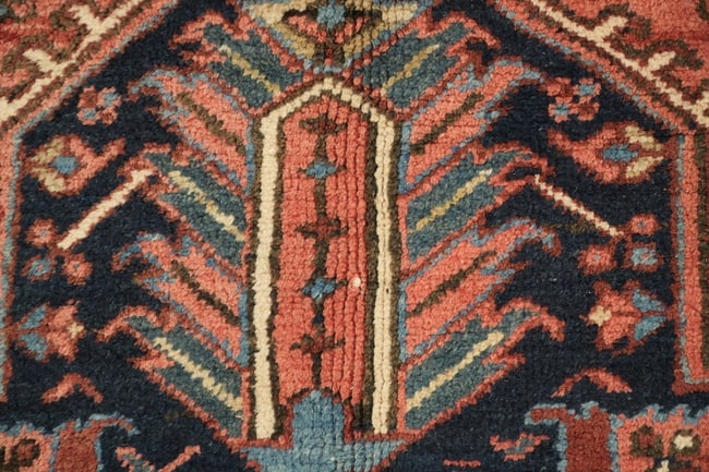 Antique Geometric Heriz Persian Large Rug 10x19 - 9