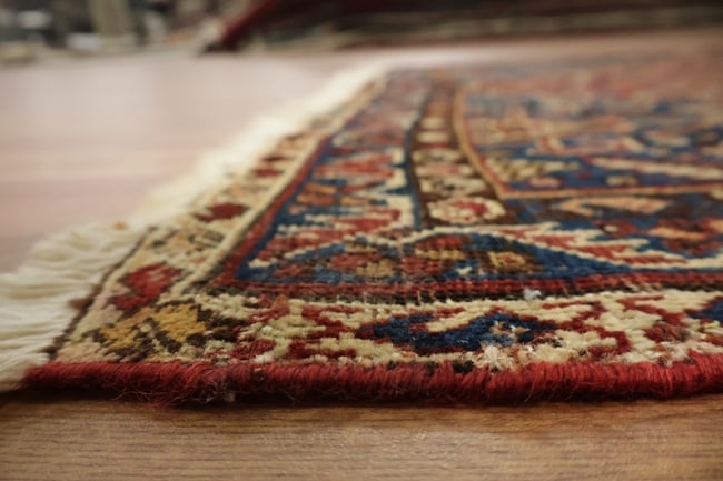 Pre-1900 Antique Qashqai Persian Rug 4'x6' - 17