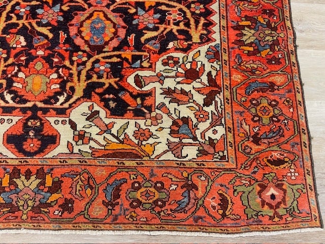 fine antique Persian Mishan Malyer Rug-5346 - 4