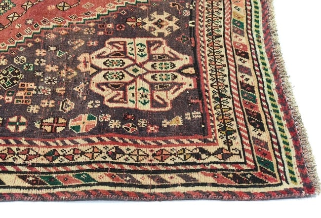 Antique Muted Tribal 5'4X7'7 Distressed Vintage Oriental Rug - 11