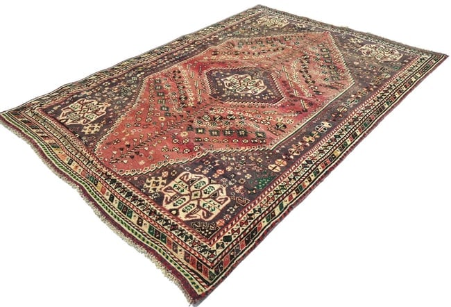 Antique Muted Tribal 5'4X7'7 Distressed Vintage Oriental Rug - 5
