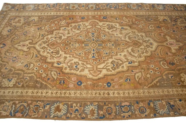 Antique Rust & Brown Floral 6X10 Lilian Persian Rug - 6