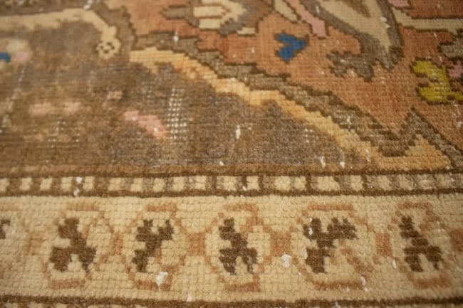 Antique Rust & Brown Floral 6X10 Lilian Persian Rug - 9