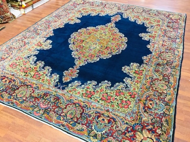Antique Persian Ravar Kerman-1836 - 11