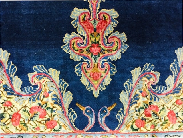 Antique Persian Ravar Kerman-1836 - 8