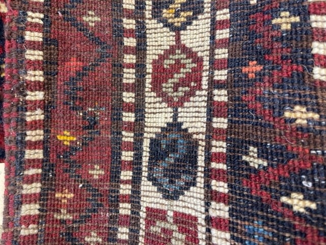 Antique Kazak caucasian Rug-2287 - 10