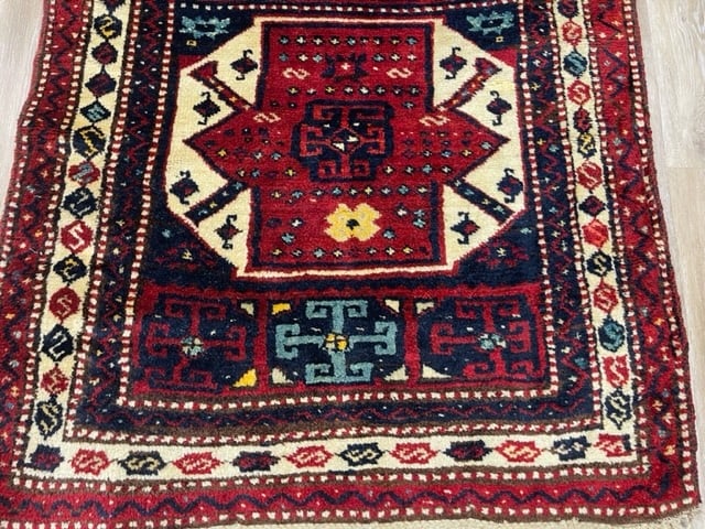 Antique Kazak caucasian Rug-2287 - 2