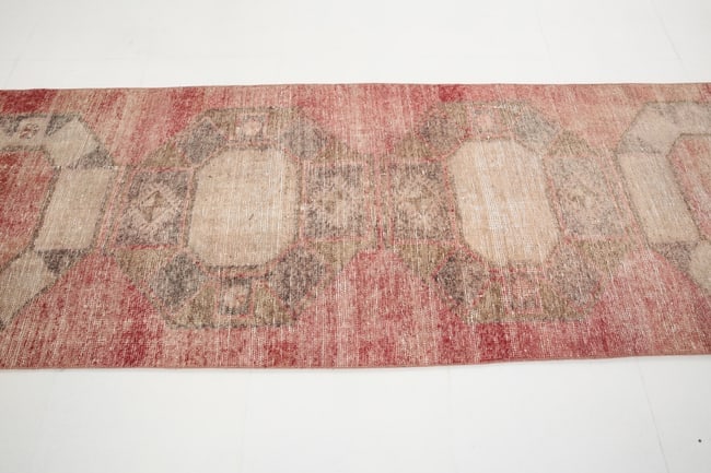 2'7'' x 13'6'' Turkish Vintage Runner Rug - 5871 - 8
