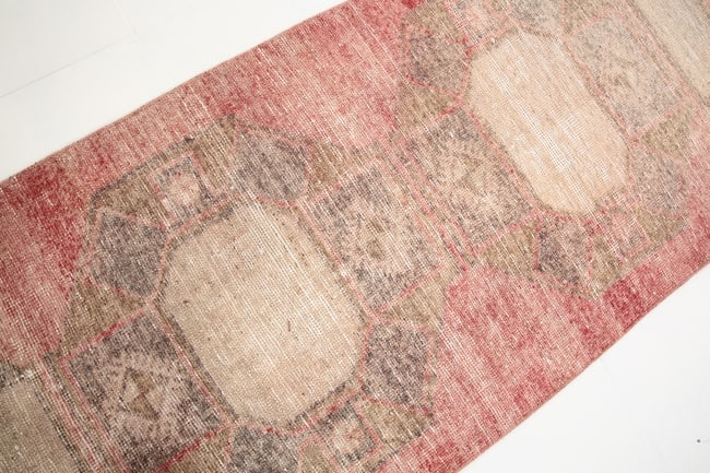 2'7'' x 13'6'' Turkish Vintage Runner Rug - 5871 - 9
