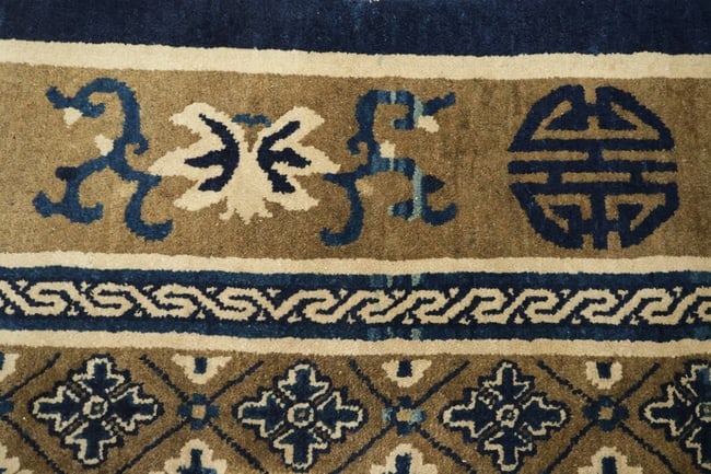 Antique Peking Oriental wOOL Area Rug 6x8 - 12