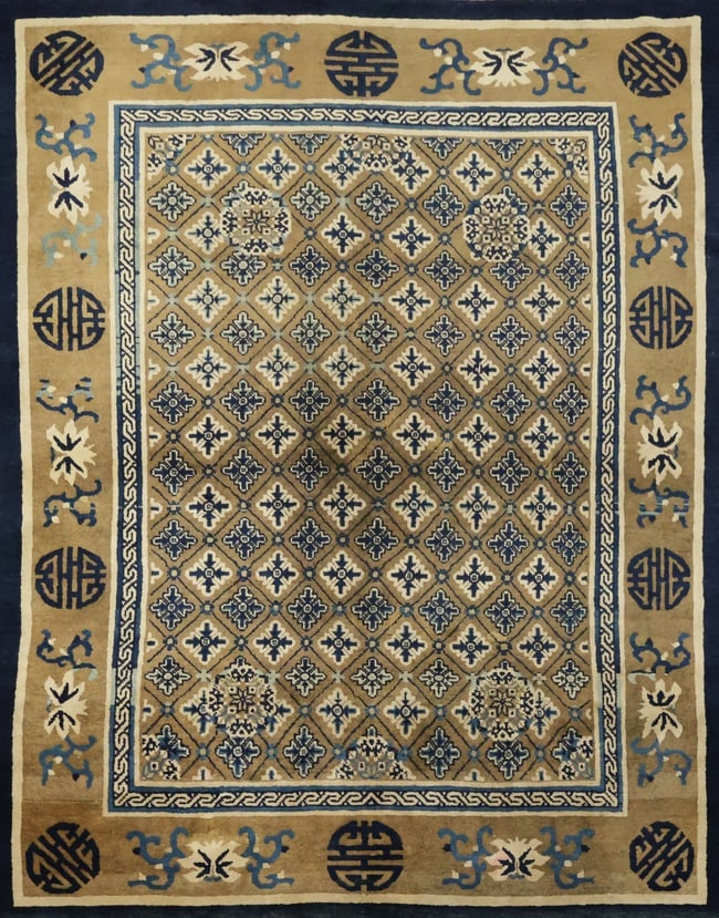 Antique Peking Oriental wOOL Area Rug 6x8 (1 of 20)