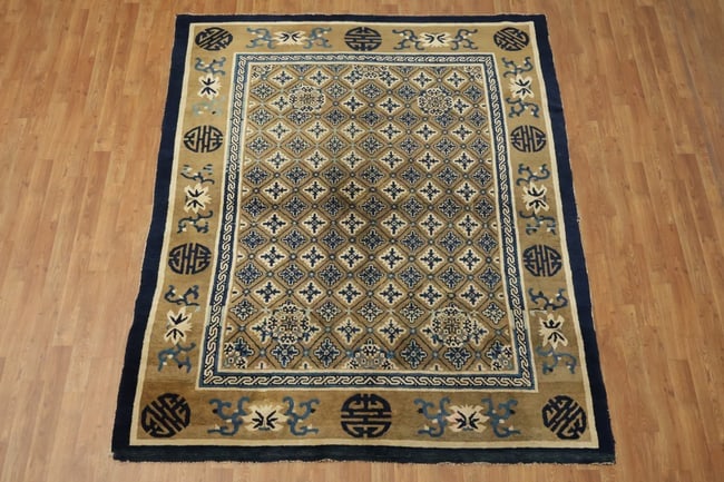 Antique Peking Oriental wOOL Area Rug 6x8 - 3