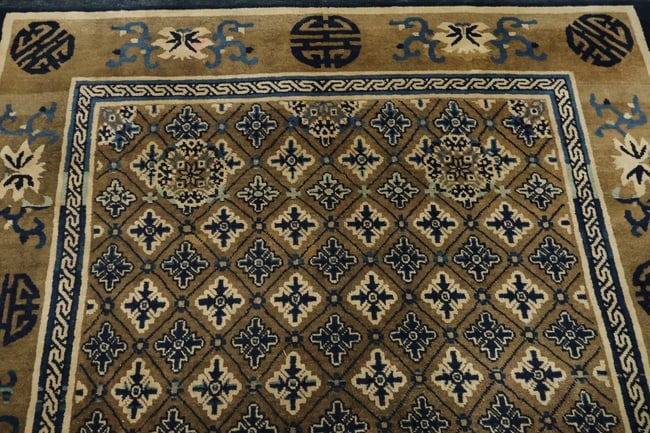 Antique Peking Oriental wOOL Area Rug 6x8 - 7