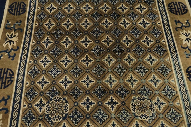 Antique Peking Oriental wOOL Area Rug 6x8 - 8