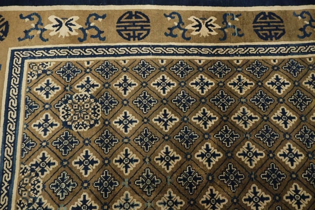 Antique Peking Oriental wOOL Area Rug 6x8 - 9