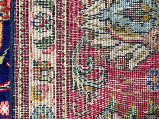 Vintage Persian Tabriz all over design rug-4817 - 8