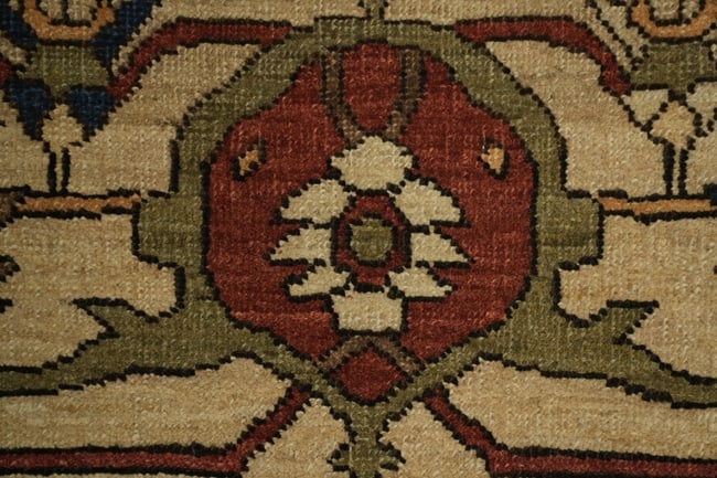Antique Vegetable Dye Heriz Serapi Persian Area Rug 6x8 - 11