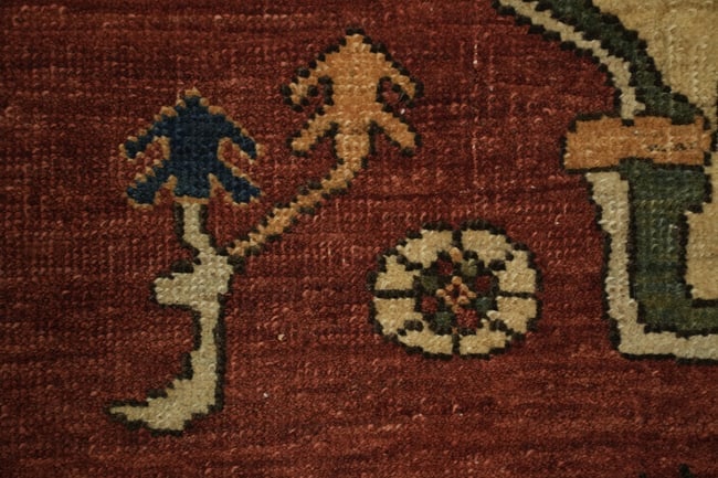 Antique Vegetable Dye Heriz Serapi Persian Area Rug 6x8 - 13