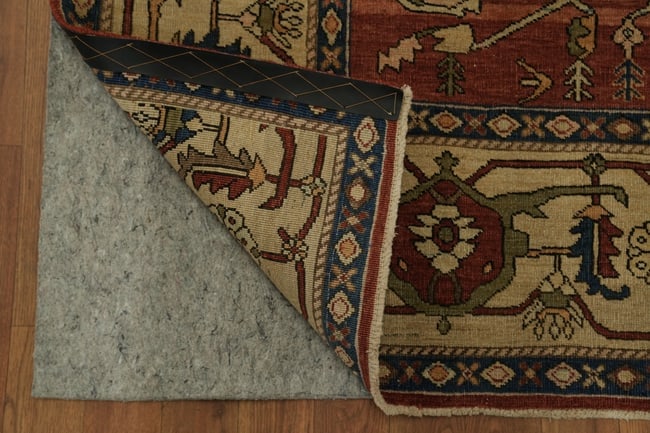 Antique Vegetable Dye Heriz Serapi Persian Area Rug 6x8 - 7