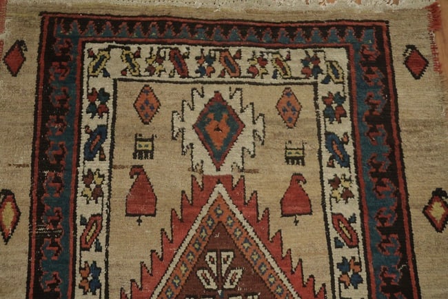 Pre-1900 Antique Sarab Persian Runner Wool Rug 3x10 - 10