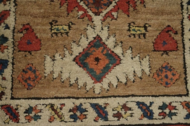 Pre-1900 Antique Sarab Persian Runner Wool Rug 3x10 - 12