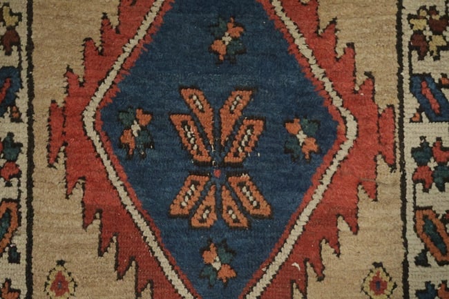 Pre-1900 Antique Sarab Persian Runner Wool Rug 3x10 - 13