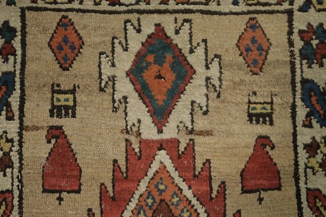 Pre-1900 Antique Sarab Persian Runner Wool Rug 3x10 - 14