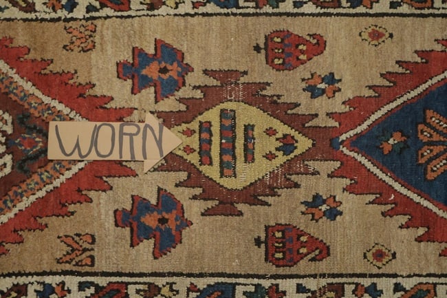 Pre-1900 Antique Sarab Persian Runner Wool Rug 3x10 - 18