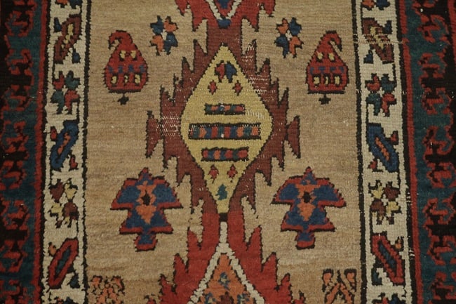Pre-1900 Antique Sarab Persian Runner Wool Rug 3x10 - 8