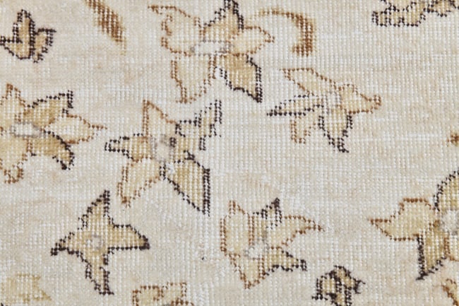 6'3'' x 9'7'' Handmade Vintage Wool Rug - 21547 - 9