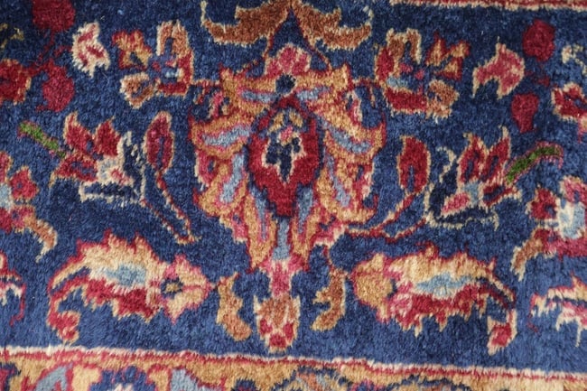 Antique Kerman Persian Wool Area Rug 8x10 - 10