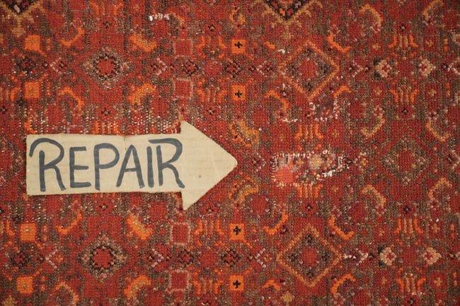 Pre-1900 Antique Bidjar Persian Wool Rug 3x10 - 11