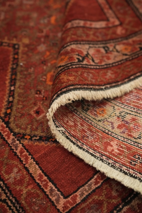 Pre-1900 Antique Bidjar Persian Wool Rug 3x10 - 15