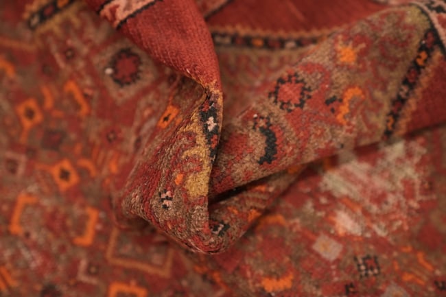 Pre-1900 Antique Bidjar Persian Wool Rug 3x10 - 16