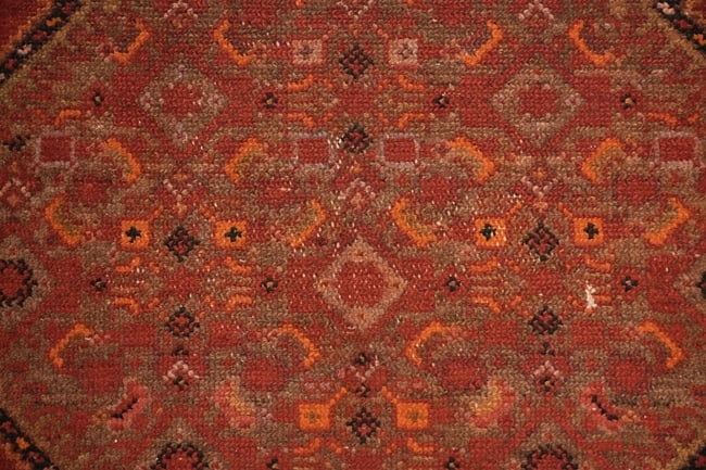 Pre-1900 Antique Bidjar Persian Wool Rug 3x10 - 7