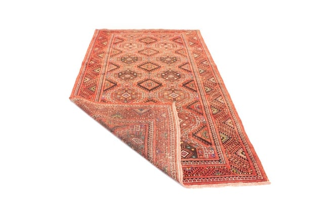 Vintage Red Tribal 5X10 Shiraz Lori Persian Rug - 16