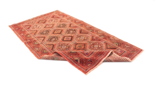Vintage Red Tribal 5X10 Shiraz Lori Persian Rug - 17