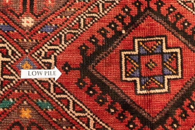 Vintage Red Tribal 5X10 Shiraz Lori Persian Rug - 19