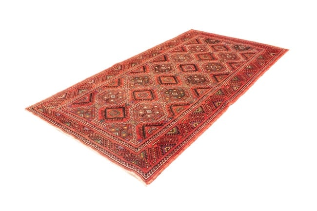 Vintage Red Tribal 5X10 Shiraz Lori Persian Rug - 4
