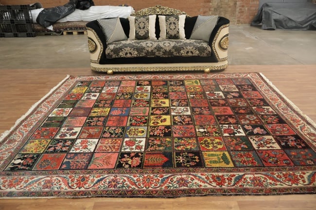 MASTERPIECE Pre-1900 Antique Bakhtiari Persian Wool Area Rug 10x12 - 4