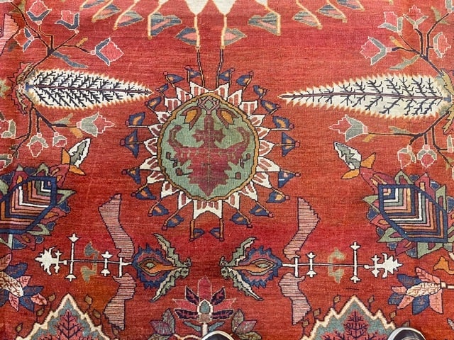 Unique Antique Persian Sarouk Farahan rug-Ter - 7
