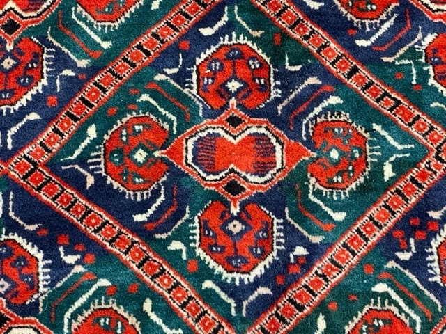 Antique Persian Turkoman Rug-4489 - 3