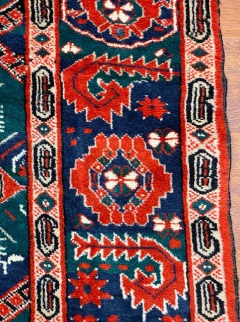 Antique Persian Turkoman Rug-4489 - 4