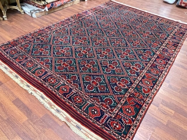 Antique Persian Turkoman Rug-4489 - 5