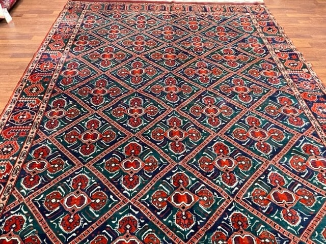 Antique Persian Turkoman Rug-4489 - 8