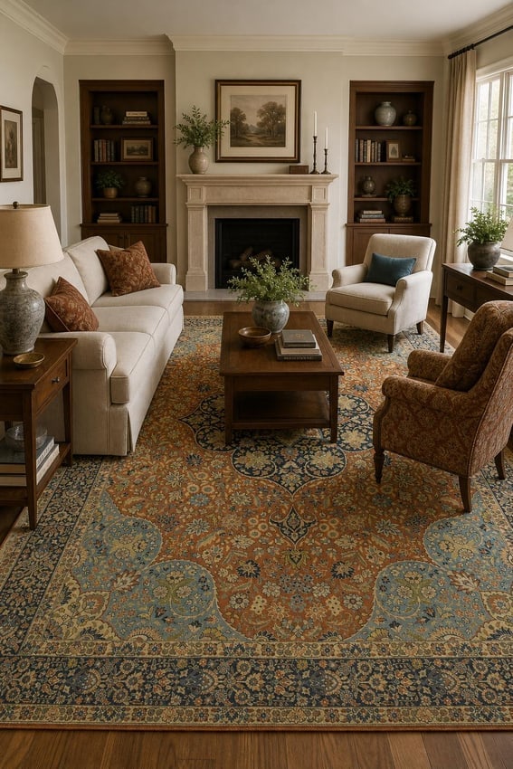 Antique Khoy Persian Wool Area Rug 8x11 - 2