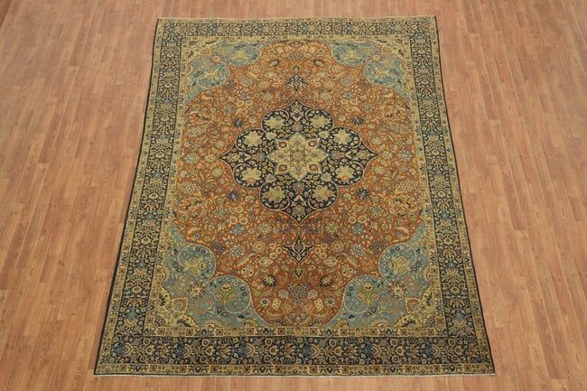 Antique Khoy Persian Wool Area Rug 8x11 - 3